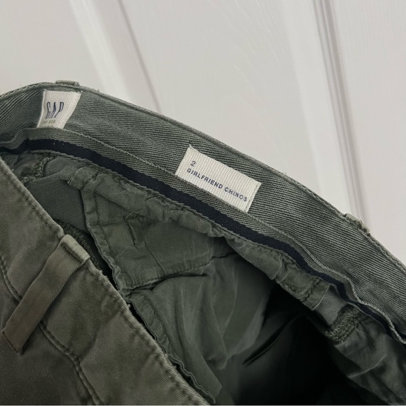 GAP | Girlfriend High Rise Lace Up Chinos Sz 2 - Picture 6 of 8